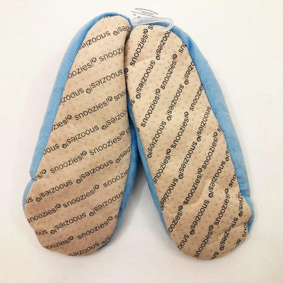 NWT Snoozies Women's Slippers Cloud Wine Light Blue Medium 7/8 - Picture 5 of 6
